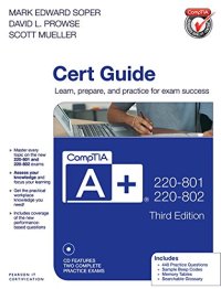 cover of the book CompTIA A+ 220-801 and 220-802 Cert Guide