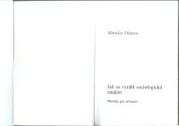 cover of the book Jak se vyrábí sociologická znalost : příručka pro uživatele