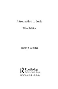 cover of the book Introduction to Logic (3rd ed.)