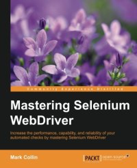 cover of the book Mastering Selenium WebDriver