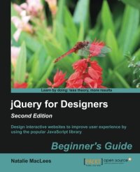 cover of the book jQuery for Designers : Beginners Guide