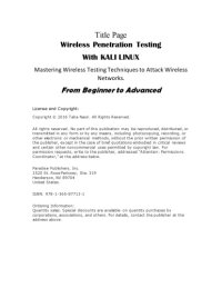 cover of the book Wireless Penetration Testing with Kali Linux