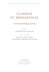 cover of the book Classica et Mediaevalia : Danish Journal of Philology and History