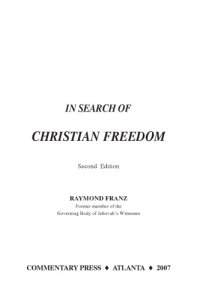 cover of the book In Search of Christian Freedom