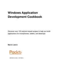 cover of the book Windows Application Development Cookbook