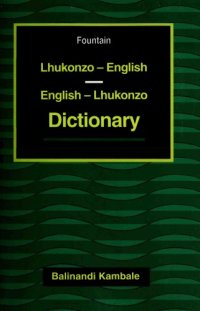 cover of the book Lhukonzo-English, English-Lhukonzo Dictionary