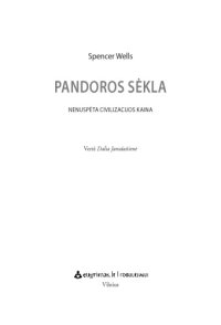 cover of the book Pandoros sėkla. Nenuspėta civilizacijos kaina