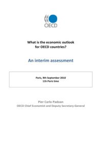 cover of the book An interim assessment : what is the economic outlook for OECD countries?