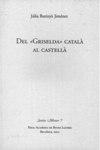 cover of the book Del "Griselda" català al castellà