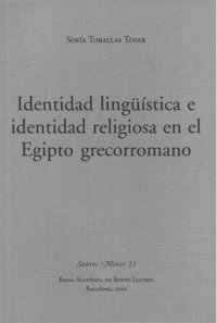 cover of the book Identidad lingüística e identidad religiosa en el Egipto grecorromano