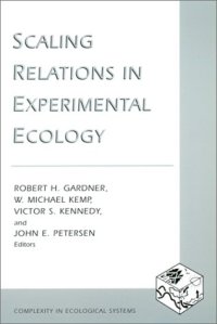 cover of the book Scaling Relations in Experimental Ecology