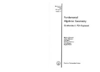 cover of the book Fundamental Algebraic Geometry. Grothendieck's FGA Explained (Mathematical Surveys and Monographs, vol 123)(600dpi lossless)