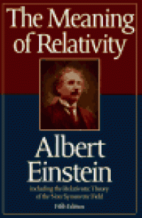 cover of the book The meaning of relativity