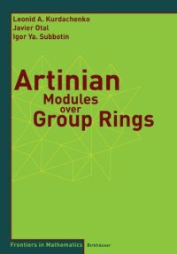 cover of the book Artinian modules group rings