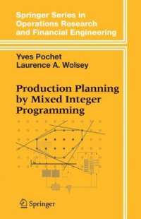 cover of the book Production Planning by Mixed Integer Programming