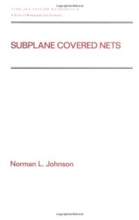 cover of the book Subplane covered nets MD