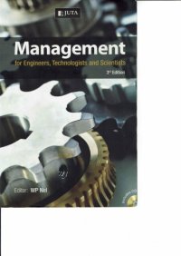 cover of the book Management for Engineers, Technologists and Scientists