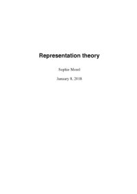 cover of the book Representation theory [lecture notes]