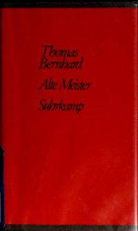 cover of the book Alte Meister. Komödie