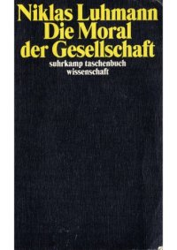 cover of the book Die Moral der Gesellschaft