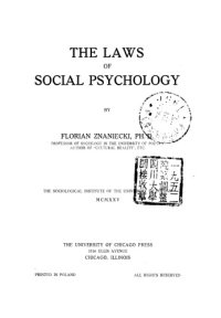 cover of the book The Laws of Social Psychology