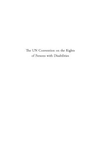 cover of the book The UN Convention on the Rights of Persons With Disabilities: European and Scandinavian Perspectives