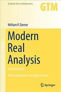 cover of the book Modern real analysis