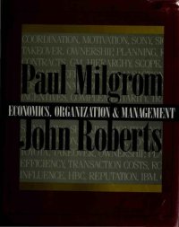 cover of the book Economics, Organization, and Management