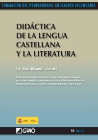 cover of the book Didáctica de la lengua castellana y la literatura