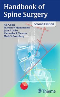 cover of the book Handbook of Spine Surgery