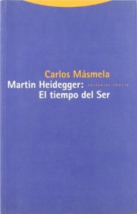 cover of the book Martin Heidegger: El Tiempo del Ser