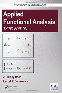 cover of the book Applied Functional Analysis, Third Edition