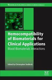 cover of the book Hemocompatibility of Biomaterials for Clinical Applications: Blood-Biomaterials Interactions