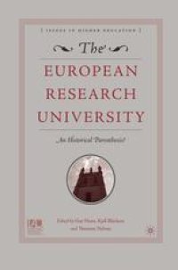 cover of the book  The European Research University: An Historical Parenthesis?