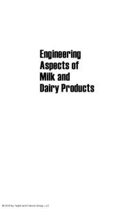 cover of the book Engineering Aspects of Milk and Dairy Products