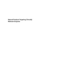 cover of the book Natural products targeting clinically relevant enzymes