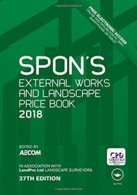 cover of the book Spon's External Works and Landscape Price Book 2018