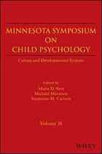 cover of the book Minnesota Symposia on Child Psychology. Volume 38, Culture and developmental systems