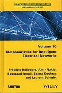 cover of the book Metaheuristics for intelligent electrical networks