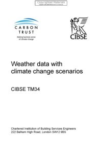 cover of the book Weather data with climate change scenarios