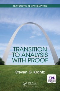 cover of the book Transition to Analysis with Proof