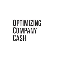 cover of the book Optimizing company cash