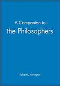 cover of the book A Companion to the Philosophers