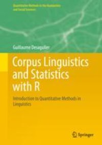 cover of the book  Corpus Linguistics and Statistics with R: Introduction to Quantitative Methods in Linguistics