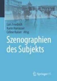 cover of the book Szenographien des Subjekts