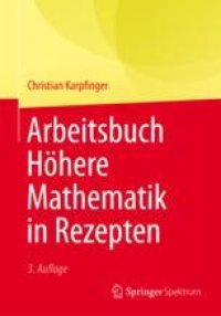 cover of the book  Arbeitsbuch Höhere Mathematik in Rezepten