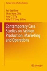 cover of the book  Contemporary Case Studies on Fashion Production, Marketing and Operations