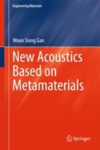 cover of the book  New Acoustics Based on Metamaterials