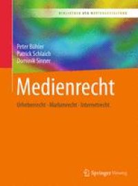 cover of the book Medienrecht: Urheberrecht - Markenrecht - Internetrecht