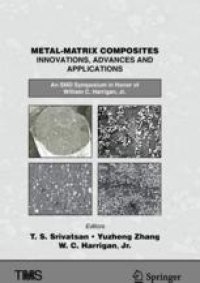 cover of the book  Metal-Matrix Composites Innovations, Advances and Applications : An SMD Symposium in Honor of William C. Harrigan, Jr.